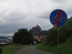Blick auf Burg Schreckenstein